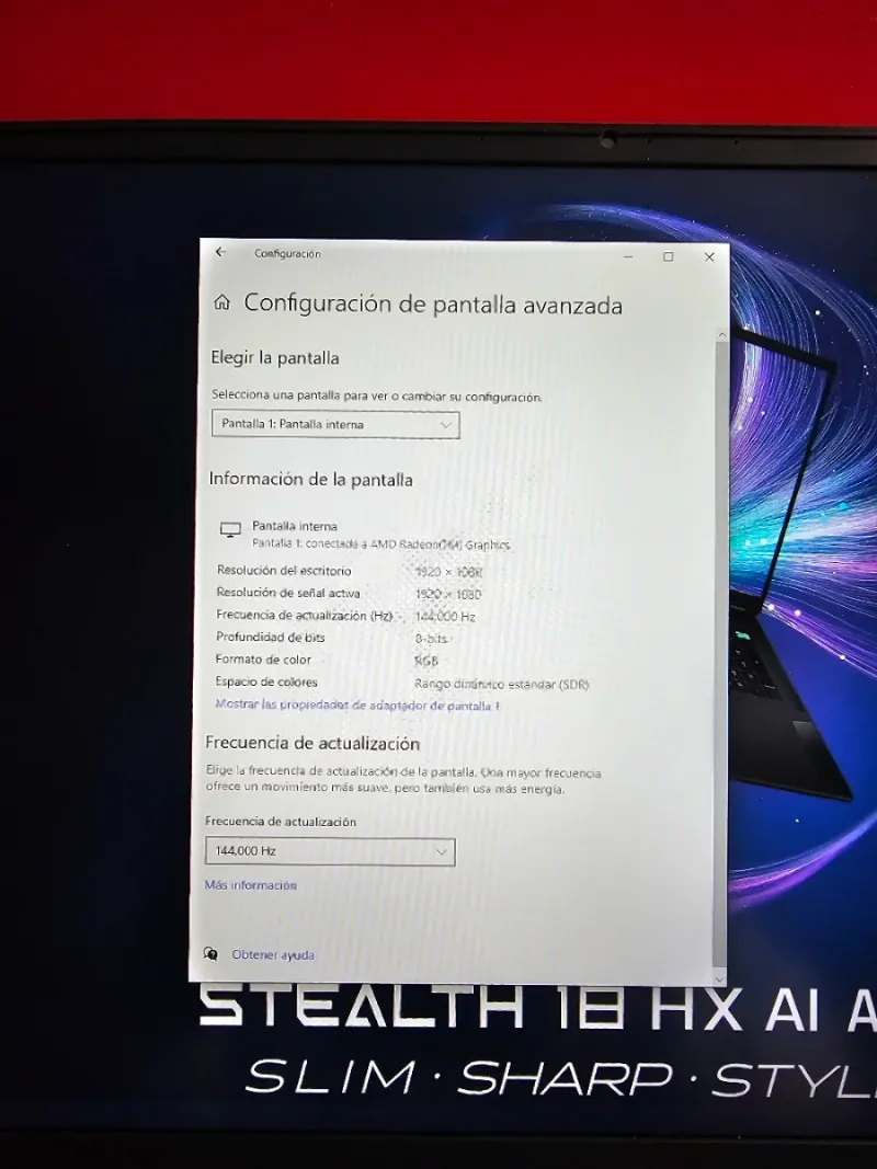 Portátil MSI Alpha 15 Ryzen 7 afbeelding 8
