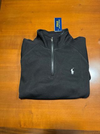 Polo Ralph Lauren Halfzip Negro Talla M
