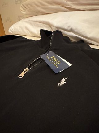 Polo Ralph Lauren Halfzip Negro Talla M