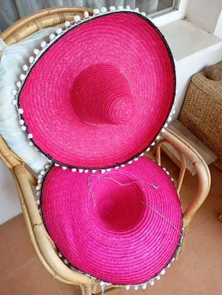 2 Gorros Mexicanos Rosas