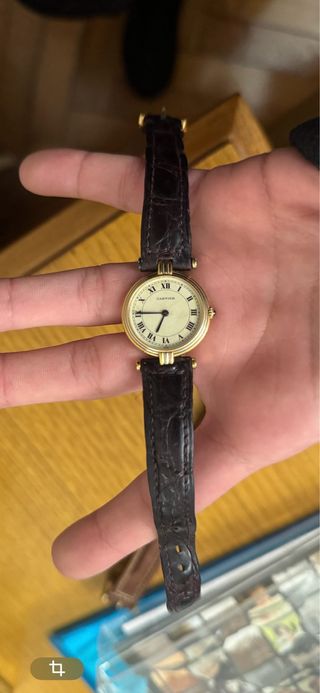 Reloj Cartier Vendôme Oro Marrón