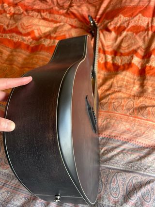 Guitarra Acústica OQAN + funda + cuerdas