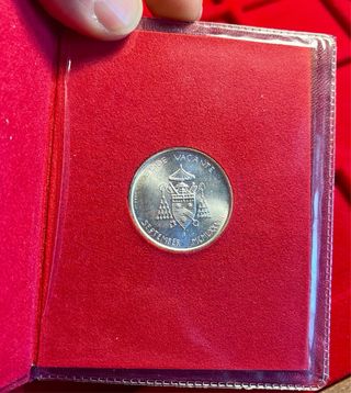 Moneda Vaticano L.500 Veni Sancte Spiritus 1978