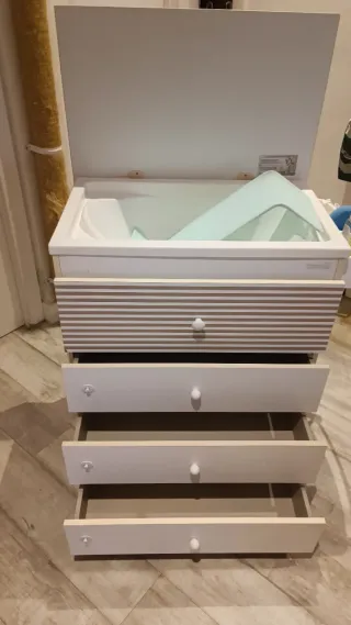 Bañera Cambiador Micuna + Hamaca