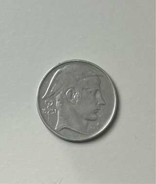 Moneda 50 Francos 1968 Bélgica