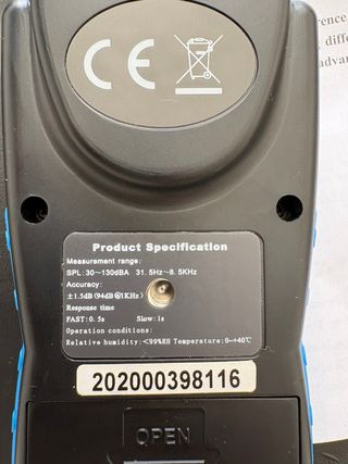 Medidor Nivel Sonido HoldPeak HP-4824