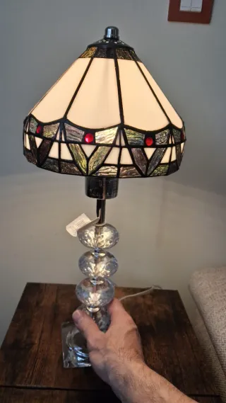 Lámpara Unica minimalista / Tiffany! 20cm diámetro