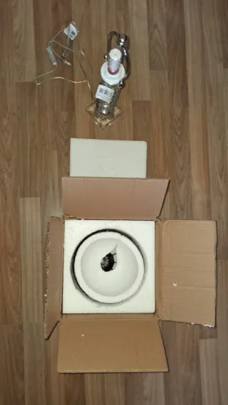 Lámpara Unica minimalista / Tiffany! 20cm diámetro