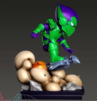 Figura Chibi Duende Verde (Spiderman)