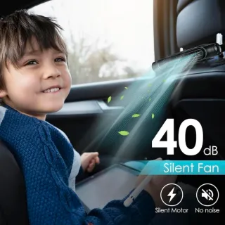 2 Ventiladores para reposacabezas de coche