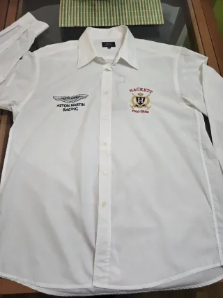 Camisa Hackett Hombre XXL Aston Martin Racing