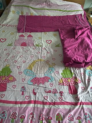 Funda Nórdica Infantil Hadas y Setas cama 90