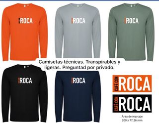 Camiseta técnica Roca - Transpirable