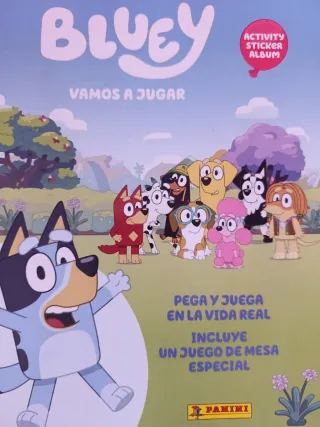 Álbum de cromos Bluey VAMOS A JUGAR