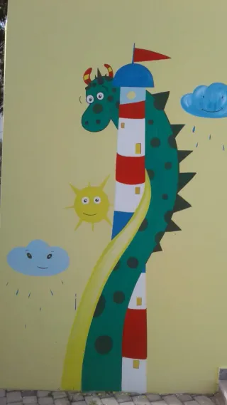 Pintura mural Mario Bros