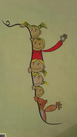 Pintura mural Mario Bros