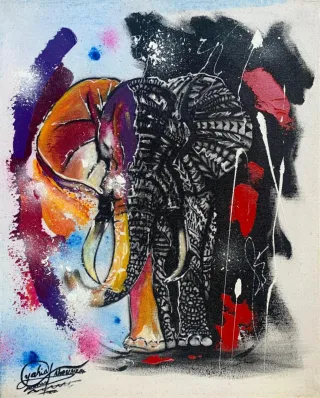 Pintura mural Mario Bros