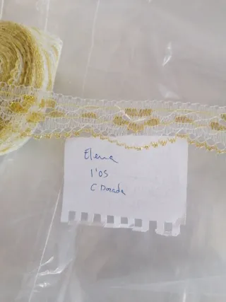 ELENA  Protector fallera Dorado