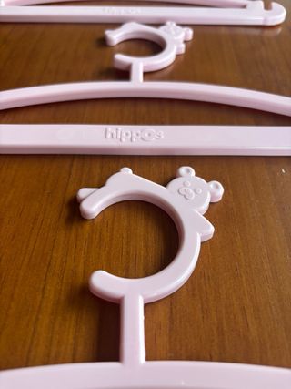 3 Perchas per abbigliamento per bambini con orsetti