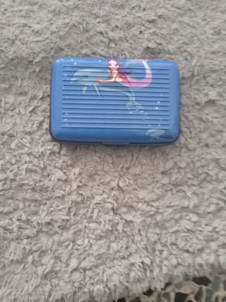 Monedero Tarjetas Madrid Azul Sirena