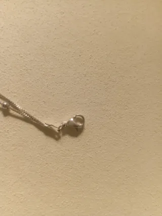 Pulsera de plata  con estrellas