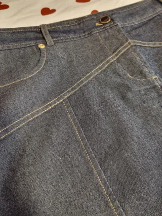 Falda vaquera Liz Claiborne azul