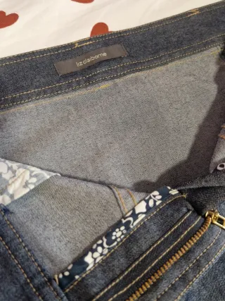 Falda vaquera Liz Claiborne azul