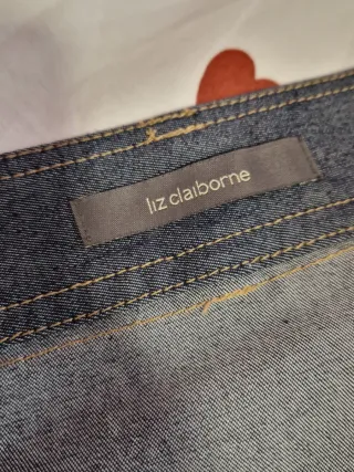 Falda vaquera Liz Claiborne azul