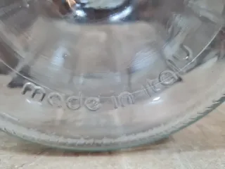 Tarro de cristal grande con asas