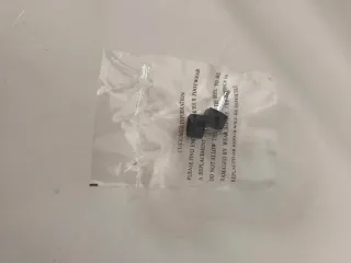 Sandalias negras con plumas Talla 37