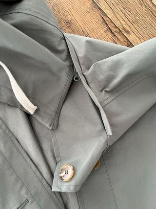 Gabardina larga verde oliva Indi & Cold