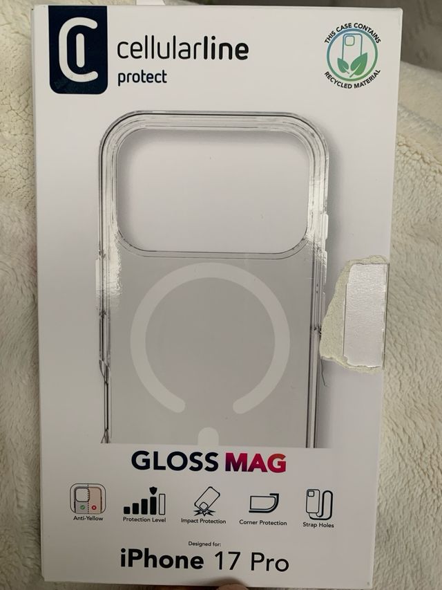 Funda iPhone 17 Pro MagSafe Transparente