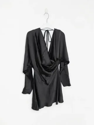 Vestido satinado Kleid kleet Robe vestito sukienka