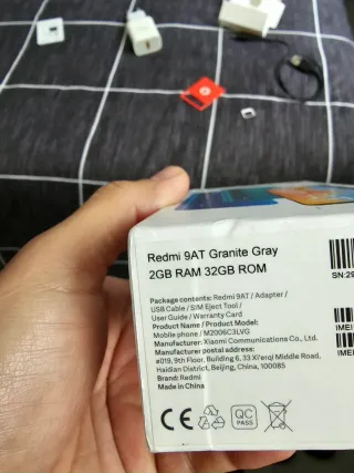 Xiaomi 9AT Nero Nuovo Mai Usato