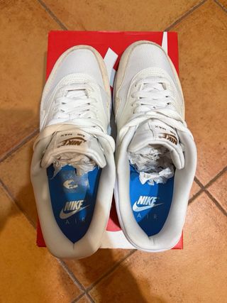 Nike Air Max 1 Beige/Blanco