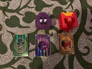 Minecraft McDonald's Figuras y Cartas