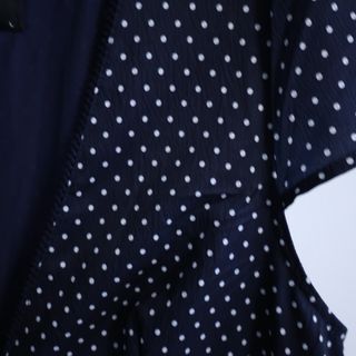 Vestido CIDER azul lunares