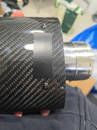 Punta de escape carbono in60 Out90/150