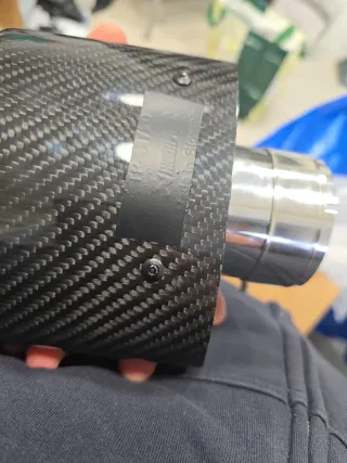 Punta de escape carbono in60 Out90/150