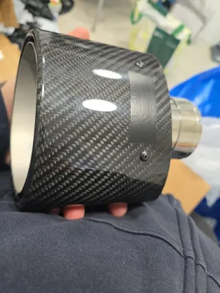 Punta de escape carbono in60 Out90/150