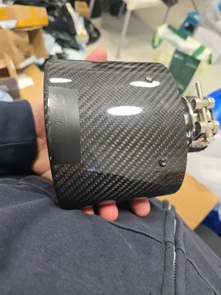 Punta de escape carbono in60 Out90/150