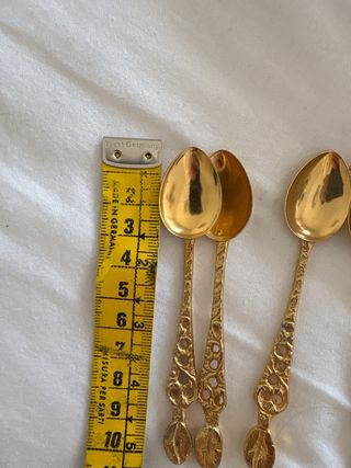 Set 6 Cucchiai Vintage Ottone Anni '50