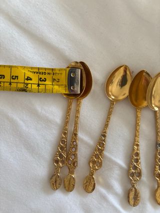 Set 6 Cucchiai Vintage Ottone Anni '50