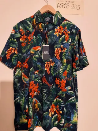 Camisa Polo Ralph Lauren Estampada Loros