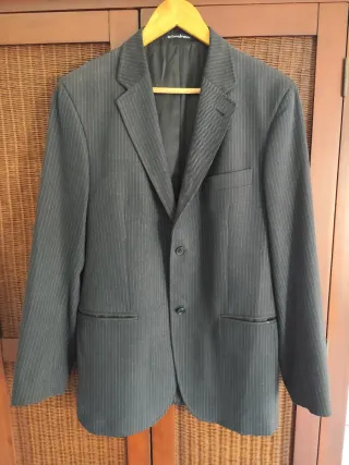 Chaqueta americana Ed Corte Inglés Raya Gris Talla