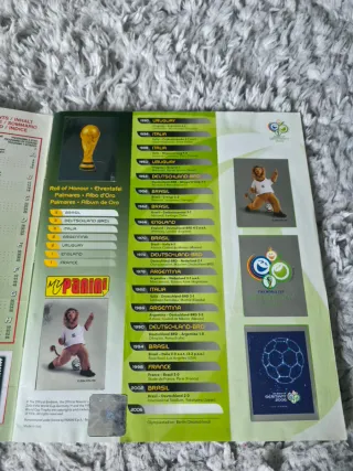 Álbum Mundial Alemania 2006 Panini 100% completado