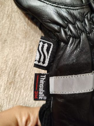 Guantes Invierno Moto Piel Thinsulate 3M nuevos