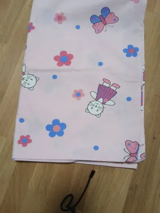 Funda cuna gatitos y mariposas