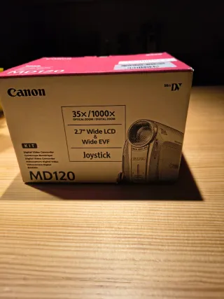 Videocamera Canon MD120 grigio/argento