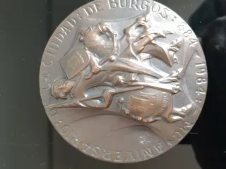 Moneda Conmemorativa Aniversario Ciudad Burgos 198